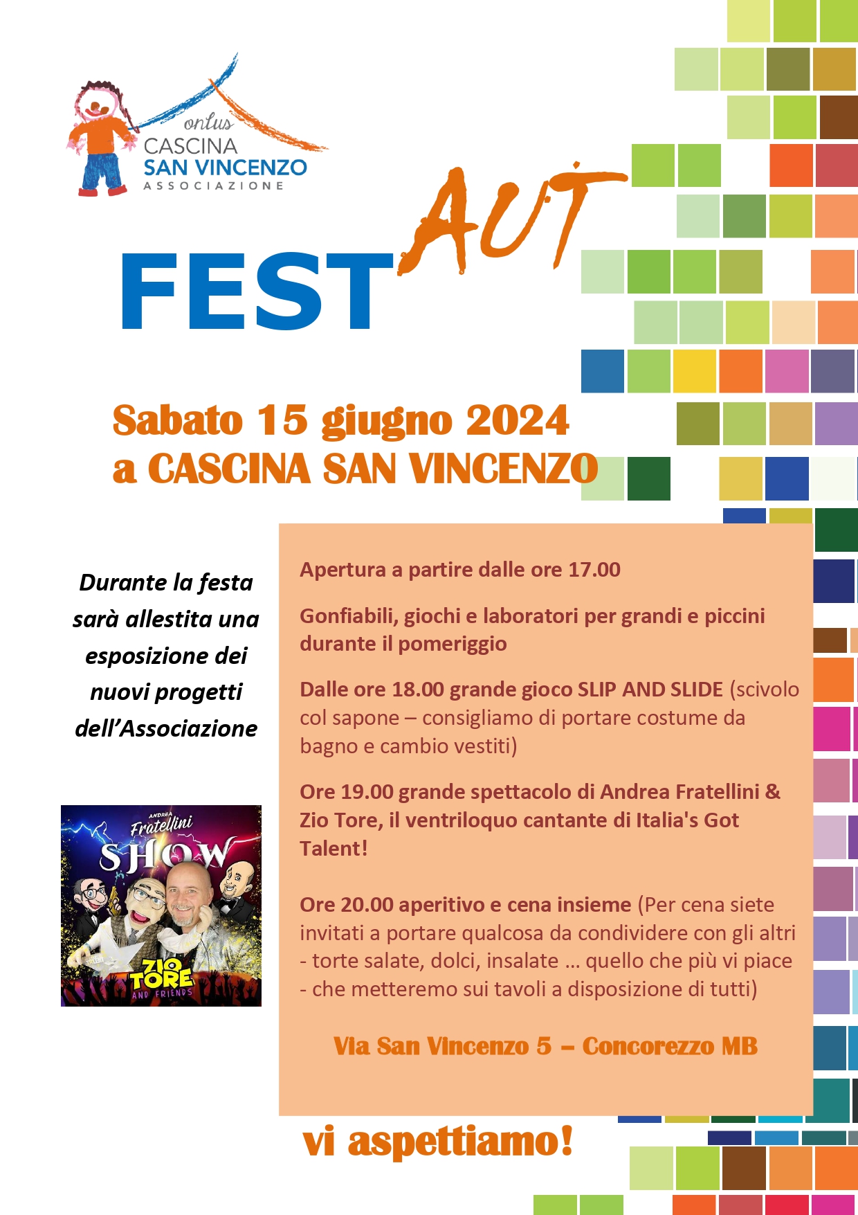 FESTAUT 2024 – la festa estiva di Associazione Cascina San Vincenzo